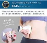 EMS腹筋 ベルト キャビテーション 美ボディ腹筋ベルト イー・エム・エー ポータブルマルチダイエット美容器 EMS キャビテーション  温熱振動赤青LED FN-REO020 1個（直送品） - アスクル