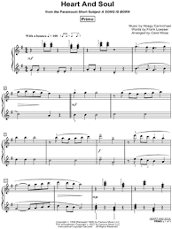 It was written by frank loesser and the music was composed by hoagy carmichael. Heart And Soul From A Song Is Born Sheet Music In G Major Download Print Sku Mn0071865