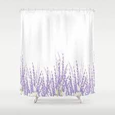 Blooming Lavender Shower Curtain 71wx74 Etsy Lavender Shower Curtain Lavender Bathroom Purple Shower Curtain
