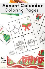 Easy and free to print calendar coloring pages for children. Advent Calendar Coloring Pages Christmas Countdown Coloring Pages