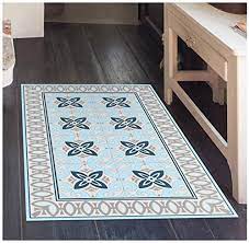 What is vinyl plank flooring? Tiva Design Provence Vinyl Floor Mat Decorative Linoleum Pvc Rug Runner Tile Flooring In 12 Choices Colorful Durable Anti Slip Hand Washable And Protects Floors 47 2 X 27 5 Buy Online At Best Price