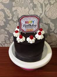 The warmest birthday wishes to my adorable boyfriend! Simple Bday Cake For Him Dulce Maria Cakes And Pastries Facebook