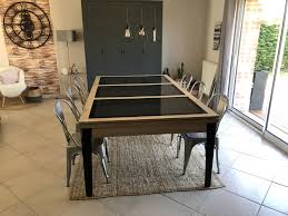 Style classique ou contemporain, les billards transformables s'accorderont parfaitement à votre salon. Table De Salle A Manger Billard