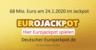 Spielerinnen und spieler können ihre zahlen also um kurz nach 21 uhr deutscher zeit vergleichen und kontrollieren. Eurojackpot Zahlen 24 1 2020 Freitag Mit 68 Mio Im Jackpot