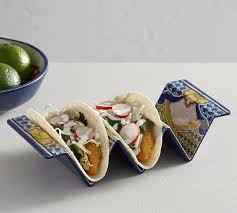 Del Sol Melamine Taco Holder Taco Holders Serving Platters Dinnerware