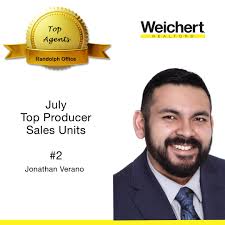 Congratulations Jonathan Verano, Realtor ! #topagent #topproducer