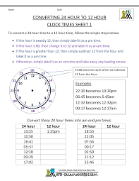 Actual Postal Service Time Conversion Chart French Military