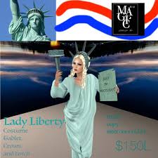 The french gifted the statue of liberty to the united states of america in 1886. Second Life Marketplace Lady Liberty Costume Mesh Box