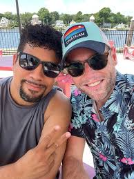 My partner (on the left) and I are heading down Thursday. This will be his  first time to New Orleans and Decadence. Meet the Double D's (David and  David) staying at the