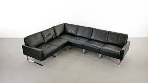 Living room furniture all living room chairs coffee & accent tables couches & sofas recliners sectional sofas tv stands. German Black Leather Modular Conseta Sofa From Cor 1960s Set Of 6 For Sale At Pamono