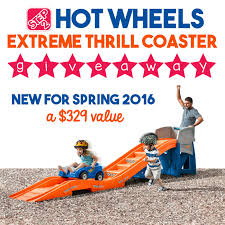 Step2 Hot Wheels Extreme Thrill Coaster Giveaway Hot Wheels Thrill Backyard Adventure