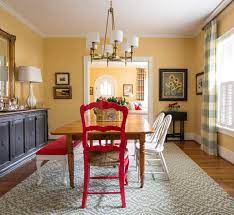 Amazing gallery of interior design and decorating ideas of yellow dining room in dining rooms by elite interior designers. 75 Beautiful Dining Room With Yellow Walls Pictures Ideas August 2021 Houzz