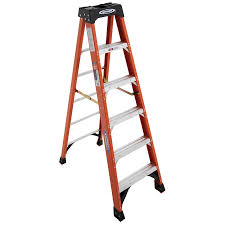 However, they tend to be heavier than other materials and can eventually wear out if they're exposed to the elements for long periods of time. Werner Nxt1a Fiberglass 6 Ft Type 1a 300 Lb Capacity Step Ladder In The Step Ladders Department At Lowes Com