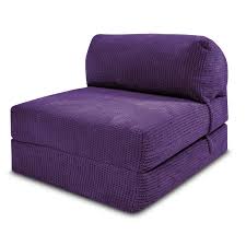 Create an inviting atmosphere with new living room chairs. Gilda Futon Z Single Chair Bed Jazz Cushion Deluxe Ocean Cord Fold Out Chair With Bounce Back Fibre Blocks Premium Block Work Range Soft Snugly Purple Buy Online In Bahamas