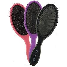 1 Selling Diva Glide Classic Wet Detangling Shower Hair Brush With Wide Set Flexible Bristles For Fragile Hair Pack Of Three Hair Brush Detangler Hair Pack