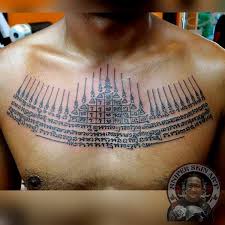 Thai language, alphabet and pronunciation. Sak Yant Tattoo