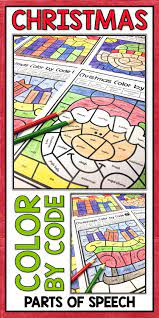 These would be perfect for morning work or centers!the different parts of. Christmas Coloring Pages For Big Kids With Parts Of Speech Color By Number This Printable Christmas Parts Of Speech Christmas Coloring Pages Christmas Colors