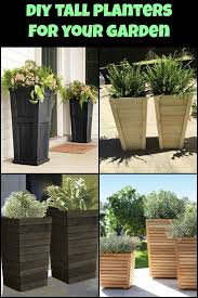 DIY Tall Planters for $20 | Diy planters outdoor, Tall outdoor ...