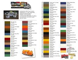 Collector Color Paint For Lionel Toy Train Restoration 1 2 Pint Can