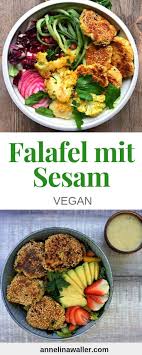 Einfache Olfreie Falafel Mit Sesam Vegane Rezepte Einfache Falafel Mit Olfreie Healthy Recipes Easy Snacks Vegan Lunch Recipes Healthy Snacks Recipes