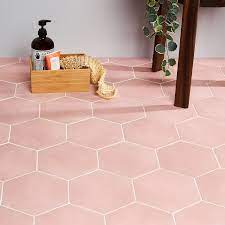 Hexart Rose 8 Matte Tile Hexart Terracotta Tiles