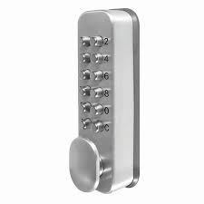 Another way to achieve the same results is to use a butter knife, and insert it into the hole of the push button locks' doorknob, as though you . Smith Locke Grey Zinc Alloy 4 6 Digit Push Button Lock Diy At B Q