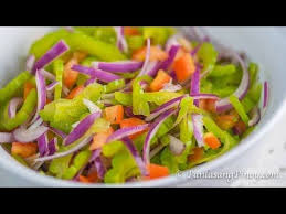 Ampalaya Salad Or Bitter Gourd Salad Is A Side Dish Composed Of Sliced Bitter Gourd Red Onion And Tomato This Is Best Eat Salad Recipes Ampalaya Melon Salad