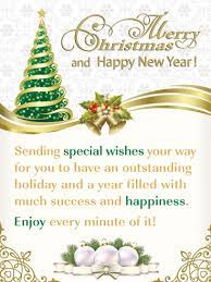 Trouvez les holiday greetings images et les photos d'actualités parfaites sur getty images. Elegant Holiday Greetings Merry Christmas And Happy New Year Card Birthday Greeting Cards By Davia