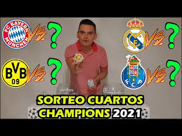 El sorteo de los octavos de final de la champions league comenzará a las 12:00 horas de este lunes 14 de diciembre, en una suerte que se antoja complicada para barça, atlético y sevilla por los rivales que les pueden tocar al estar alojados en el bombo de los 'no cabezas de serie'. Sorteo Cuartos Champions League 2021 Simulacion Youtube