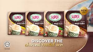 About product • super white coffee and creamer is made for those who love the taste of white coffee less sweet • a classic white coffee with addition of creamer for a deliciously creamy cup of. Super White Coffee Discover The Charcoal Roasted Aroma Youtube