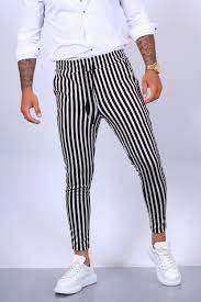 Décoration, idées cadeaux, multimédia, petit électroménager, linge de maison, mobilier, mode et bien plus encore. Pantalon Homme Blanc A Rayures Noir 23920