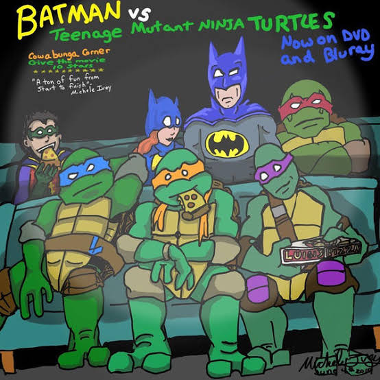 Batman vs. Teenage Mutant Ninja Turtles Released by IveyAngelo on DeviantArt