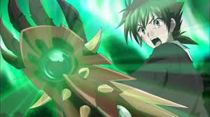 Twice Critical Sacred Gear Ddraig is a character from highschool dxd.
