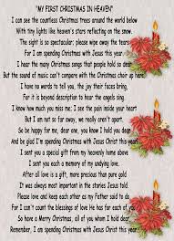 Poem First Christmas In Heaven Poem About A Loved One Spending Their First Christmas In Heaven Christmas In Heaven Poem Christmas In Heaven Heaven Poems