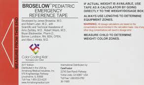 broselow pediatric emergency tape 2017 james md broselow