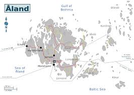 The åland islands in the baltic sea have extensive maritime history, warm, sunny weather, and popular outdoor activities. File Aland Map Svg Svg Wikimedia Commons