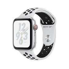 Apple nike+ plus sport watch band mtmx2am/a 44mm black. Refurbished Apple Watch Nike Series 4 Gps Cellular 44mm Silver Aluminium Case With Pure Platinum Black Nike Sport Band Apple Uk