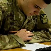 Capt. Aaron Eide, the commander of A Company, 2nd Battalion,