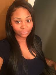 Side Part Sew In Straightened With Flat Iron Weave Hairstyles Flat Iron Weaving