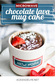 Microwave Chocolate Lava Mug Cake In 2020 Chocolate Lava Mug Cake Molten Lava Cakes