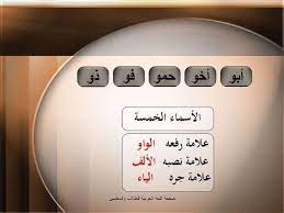 الأسماء الخمسة light box light box