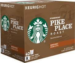 When you're groggy early in the morning and have a million things to get done, popping. Best Buy Starbucks Pike Place Roast K Cup Pods 40 Pack 118917