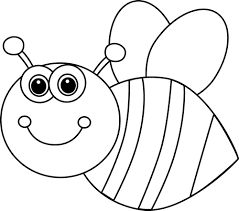 Black And White Cute Pictures Black And White Cute Cartoon Bee Clip Art Black And White Cute Cartoon Bee Image Bee Images Bee Coloring Pages Cartoon Bee