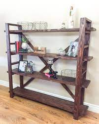 19 Farmhouse Style Bookshelf Ideas Glorifying Your Space In Picturesque Ways Bookshelves Diy Furniture Diy Furniture Projects