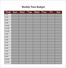 Making the best template format choice is way to your template success. Time Budget Template Terat