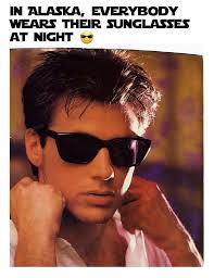 Cause we cool like that. IN ALASKA, EVERYBODY WEARS THEIR SUNGLASSES АТ  NIGHT