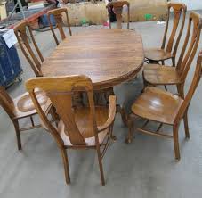 Richardson Bros Solid Oak Dining Table 8 Chairs Solid Oak Dining Table Oak Dining Table Dining Table