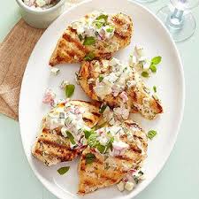 Chicken With Minted Yogurt Sauce Recipe Healthy Chicken Recipes Easy Healthy Chicken Recipes Mediterranean Diet Recipes