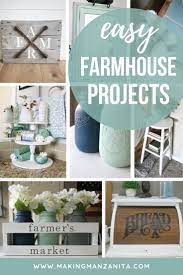 25 Easy Diy Projects With Farmhouse Style Farmhouse Style Diy Diy Farmhouse Decor Easy Diy Projects