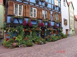 Maison Fleurie Selestat Alsace Landscape Grand Est